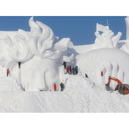 100 tác phẩm điêu khắc từ băng tuyết khiến sự kiện ở Cáp Nhĩ Tân